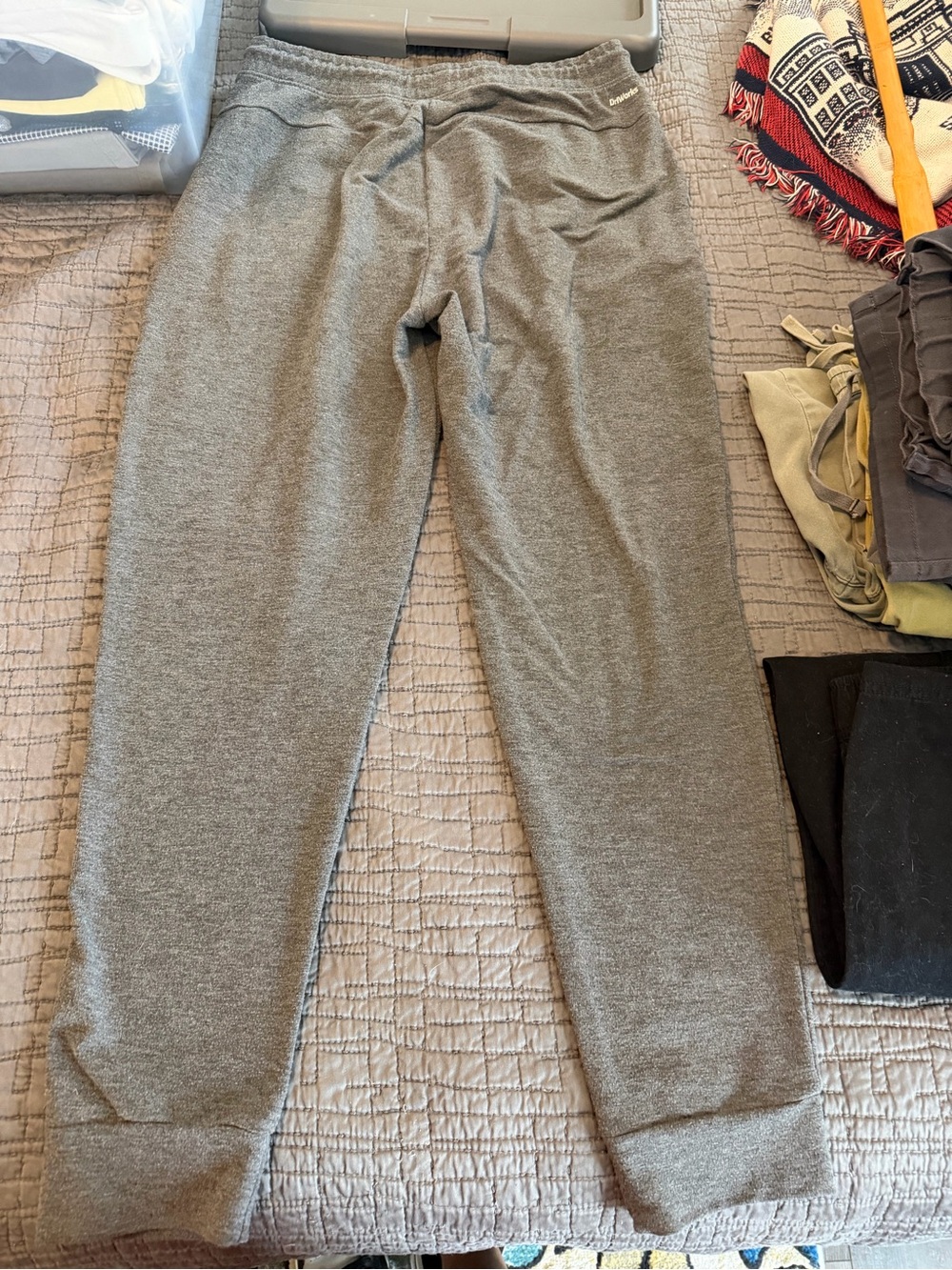 Athletic Works Gray Drawstring Joggers - Picture 7 of 7
